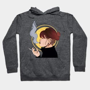 Smoking Lady Hoodie